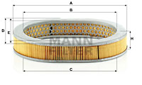 Ilmansuodatin MANN-FILTER C 2943