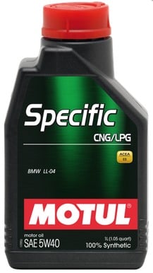 Moottoriöljy MOTUL SPECIFIC CNG/LPG 5W40 1L