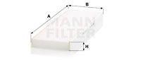Raitisilmasuodatin MANN-FILTER CU 45 004