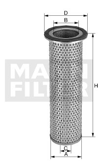 Toisioilmasuodatin MANN-FILTER C 12 100 x