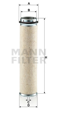 Toisioilmasuodatin MANN-FILTER CF 800