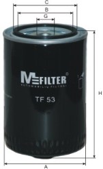 Öljynsuodatin MFILTER TF 53