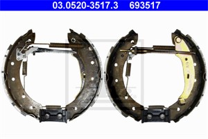 Jarrukenkäsarja, Taka-akseli, DACIA,RENAULT, 60 01 547 627, 77 01 208 114