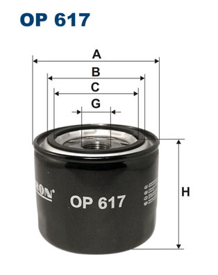 Öljynsuodatin FILTRON OP 617