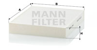 Raitisilmasuodatin MANN-FILTER CU 2442