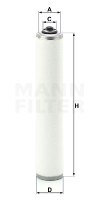 Suodatin, paineilma MANN-FILTER LE 9019