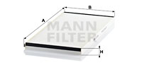 Raitisilmasuodatin MANN-FILTER CU 6076