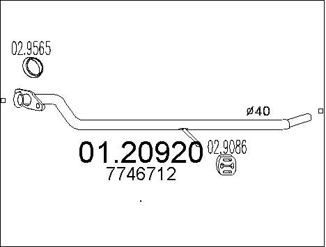 Pakoputki MTS 01.20920