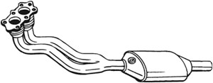 Katalysaattori, Edessä, Keskellä, AUDI,SEAT,SKODA,VW, 1J0253058DX, 1J0253058KX, 1J1253058DX, 1J1253058TX