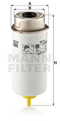 Polttoainesuodatin MANN-FILTER WK 8154