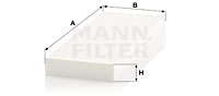 Raitisilmasuodatin MANN-FILTER CU 3959