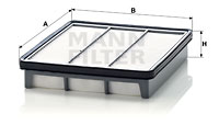 Ilmansuodatin MANN-FILTER C 2542