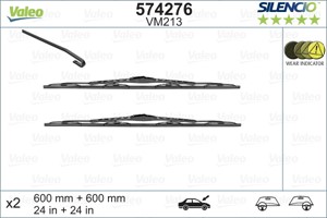Pyyhkijänsulka, Edessä, OPEL MERIVA A Minibus, minivan, ZAFIRA A Minibus, minivan, VAUXHALL MERIVA A, ZAFIRA A, 6272271, 6272315, 6272
