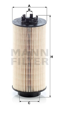 Polttoainesuodatin MANN-FILTER PU 999/2 x