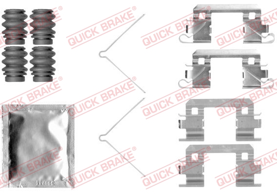 Tarvikesarja, jarrupala QUICK BRAKE 109-1811