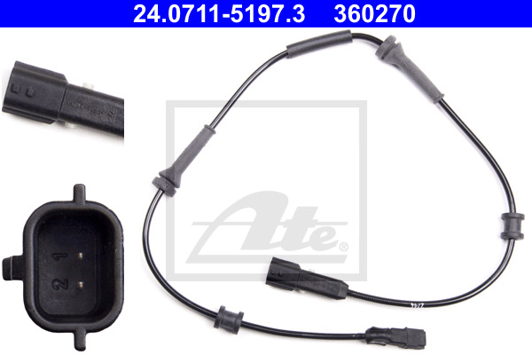 ABS-anturi ATE 24.0711-5197.3