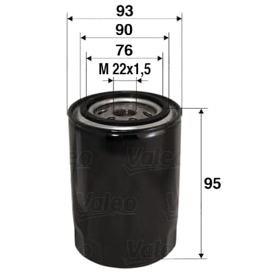 Öljynsuodatin VALEO 586006