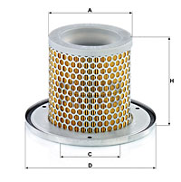 Toisioilmasuodatin MANN-FILTER C 1342 KIT