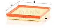 Ilmansuodatin MANN-FILTER C 26 009-2