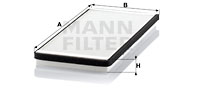 Raitisilmasuodatin MANN-FILTER CU 4150