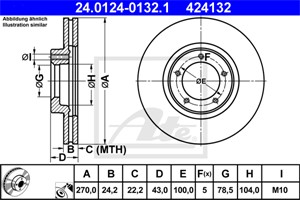 Jarrulevy, Etuakseli, FORD TRANSIT Buss, TRANSIT Flak/chassi, TRANSIT Skåp, TRANSIT TOURNEO Buss, 5025611, 5029816