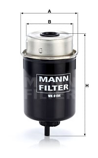Polttoainesuodatin MANN-FILTER WK 8194