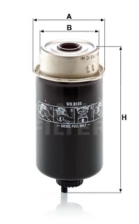 Polttoainesuodatin MANN-FILTER WK 8165