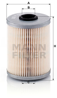 Polttoainesuodatin MANN-FILTER P 733/1 x