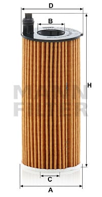 Öljynsuodatin MANN-FILTER HU 6014/1 z
