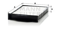 Raitisilmasuodatin MANN-FILTER CU 2316