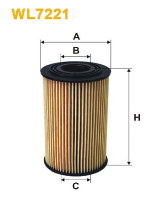 Öljynsuodatin WIX FILTERS WL7221