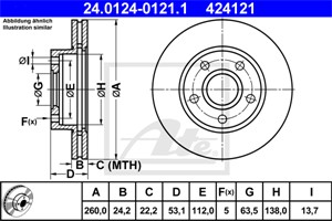 Jarrulevy, Etuakseli, FORD SCORPIO I, SCORPIO Sedan I, SCORPIO Turnier I, 5023441, 5027462, 5027463, 6168109, 6193694, 6450826