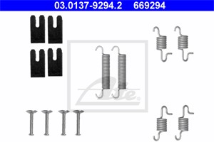 Tarvikesarja, käsijarru, Taka-akseli, TOYOTA COROLLA, COROLLA Kombi, COROLLA Sedan, 04942-02050, 04942-02110