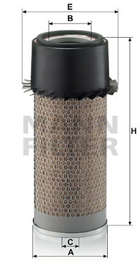 Ilmansuodatin MANN-FILTER C 16 302