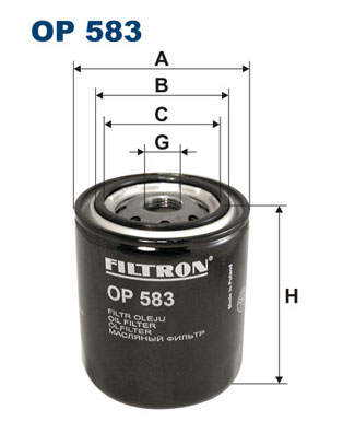 Öljynsuodatin FILTRON OP 583