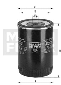 Polttoainesuodatin MANN-FILTER WDK 962/12