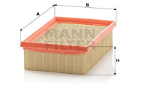 Ilmansuodatin MANN-FILTER C 2282
