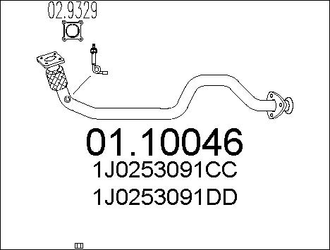 Pakoputki MTS 01.10046