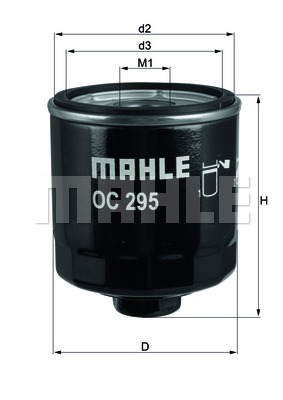 Öljynsuodatin MAHLE ORIGINAL OC 295
