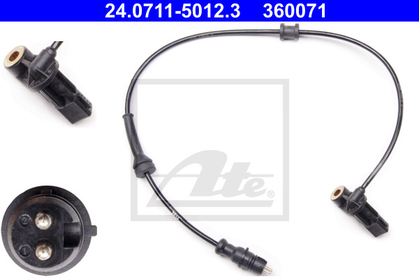 ABS-anturi ATE 24.0711-5012.3
