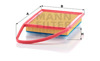 Ilmansuodatin MANN-FILTER C 3585
