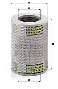 Suodatin, työhydrauliikka MANN-FILTER HD 15 001