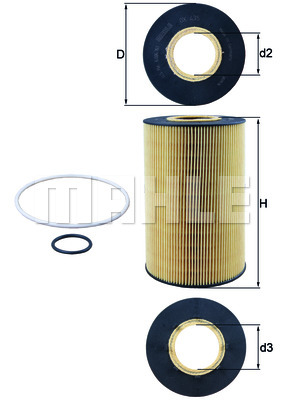 Öljynsuodatin KNECHT OX 435D