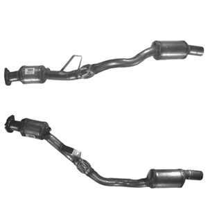 Katalysaattori, Oikea, AUDI A4, A4 Avant, A4 Cabriolet, 8E0253058NX, 8E0254551GX, 8E0254552DX