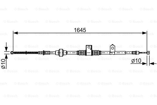 Käsijarruvaijeri BOSCH 1 987 482 517