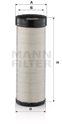 Toisioilmasuodatin MANN-FILTER C 17 170