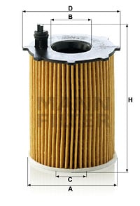Öljynsuodatin MANN-FILTER HU 716/2 x