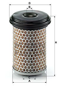 Ilmansuodatin MANN-FILTER C 1157