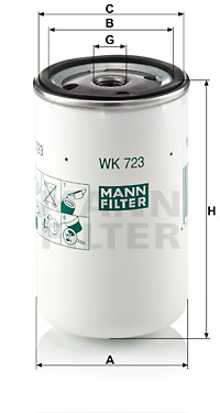 Polttoainesuodatin MANN-FILTER WK 723
