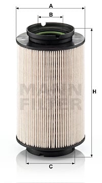 Polttoainesuodatin MANN-FILTER PU 936/2 x